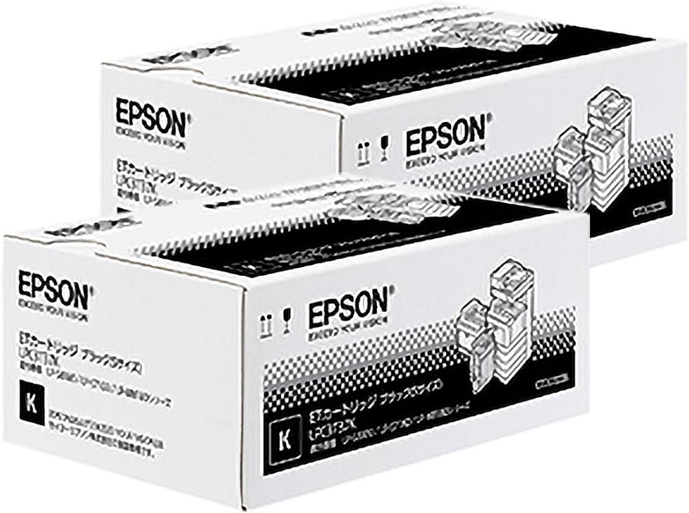 Amazon | エプソン LPC3T37K ETカートリッジ 純正 ブラック Sサイズ 2