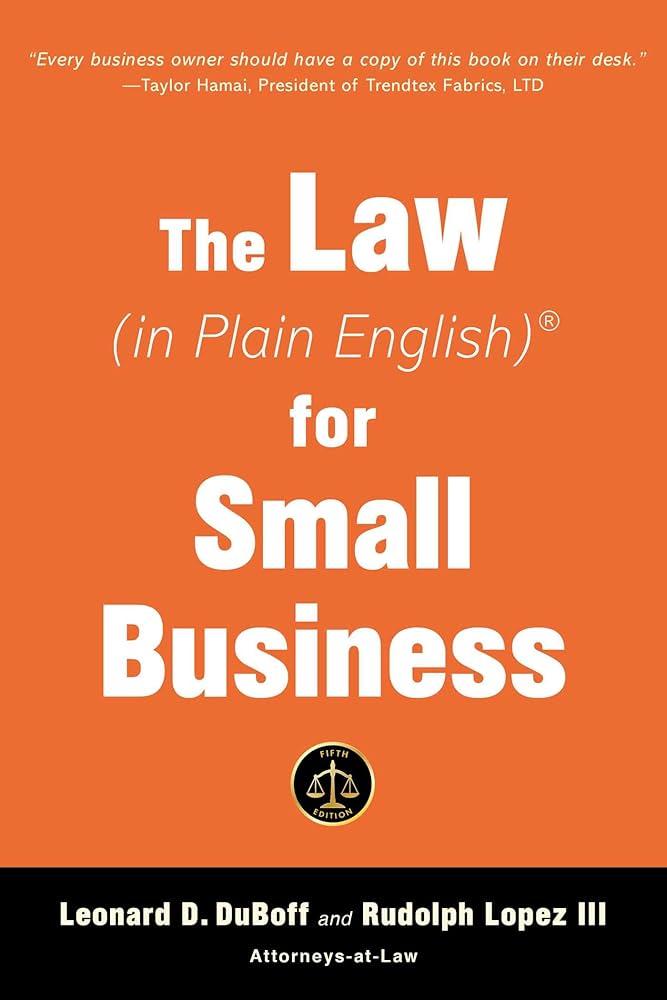 Amazon.com: Law (in Plain English) for Small Business (Sixth