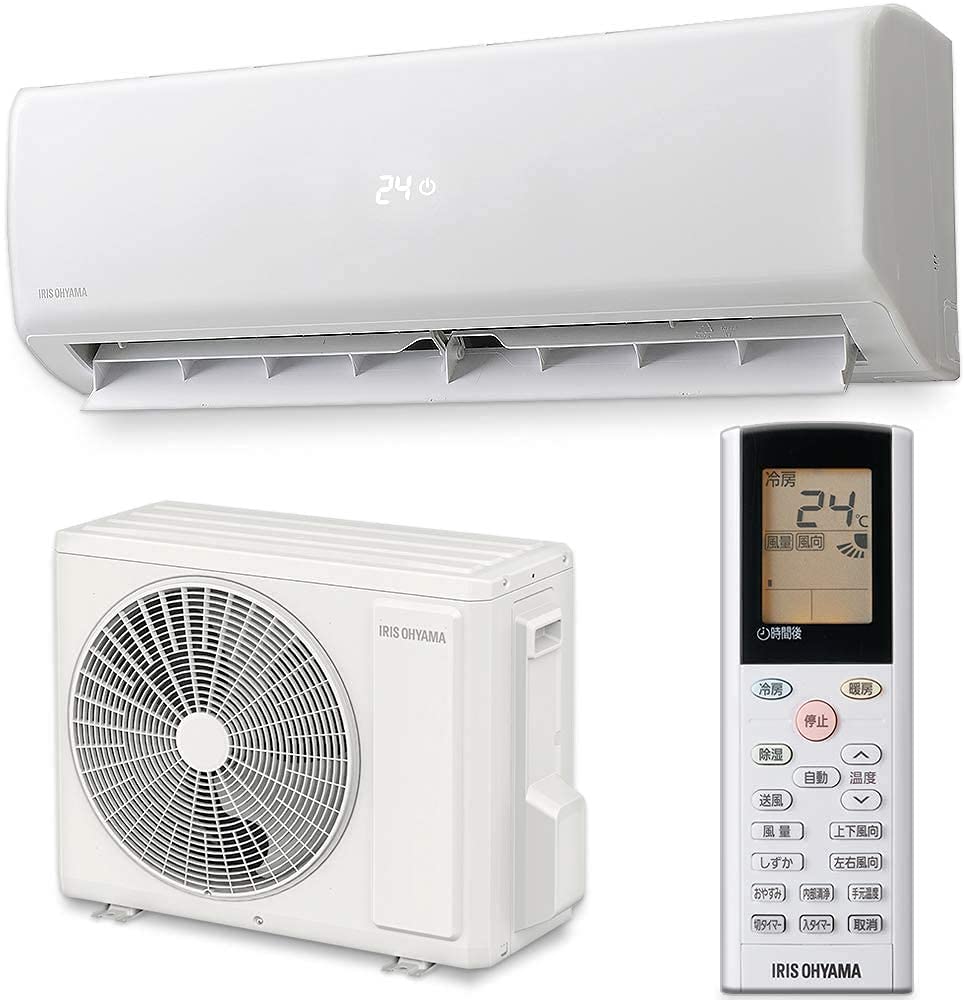 Amazon | アイリスオーヤマ エアコン 6畳用 ルームエアコン 2.2kW 上下