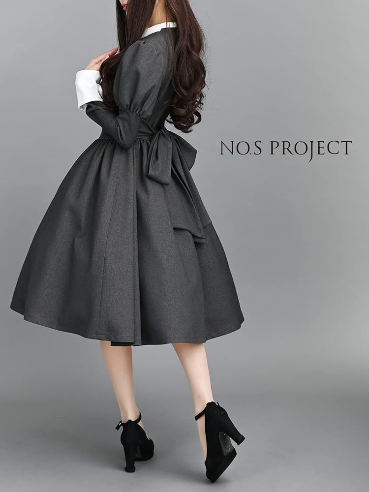 Amazon.co.jp: [NO.S PROJECT] クラシックレトロワンピース (S