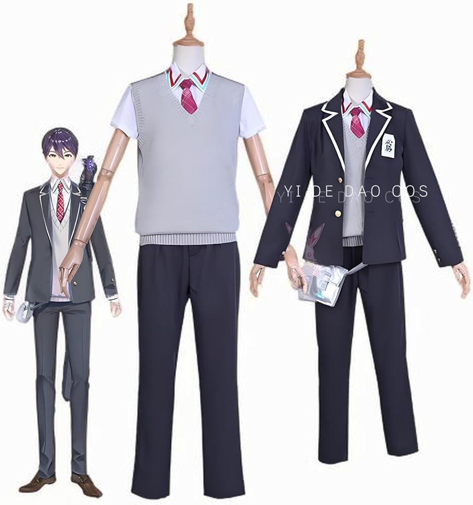 Amazon.co.jp: [YIDEDAOCOS] 剣持刀也 コスプレ衣装＋バッグ（ウィッグ
