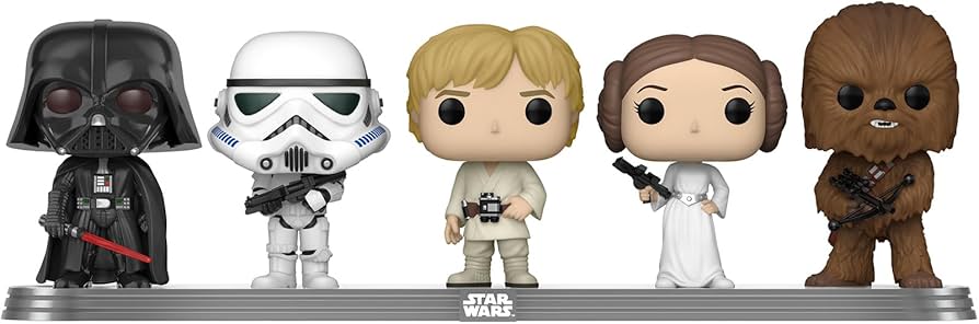 Funko Pop! Vinyl: Star Wars - Darth Vader, Stormtrooper, Luke
