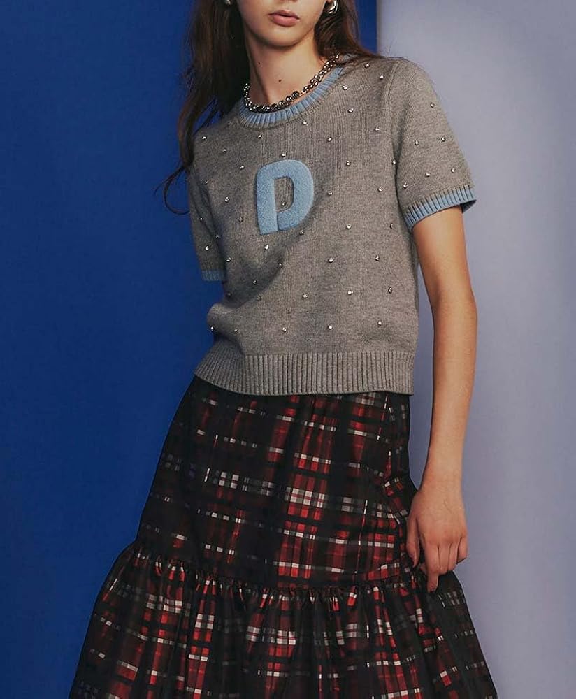 Amazon | [ダブルスタンダードクロージング] Dロゴラインストーン