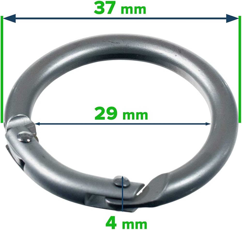 Amazon.com: Paracord Planet 10 Pack - Metal Alloy Round Carabiner