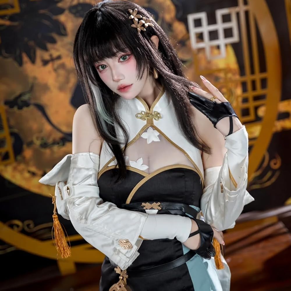 Amazon.co.jp: [Sieberg] 鳴潮 WuWa 白芷 コスプレ衣装 ビャクシ