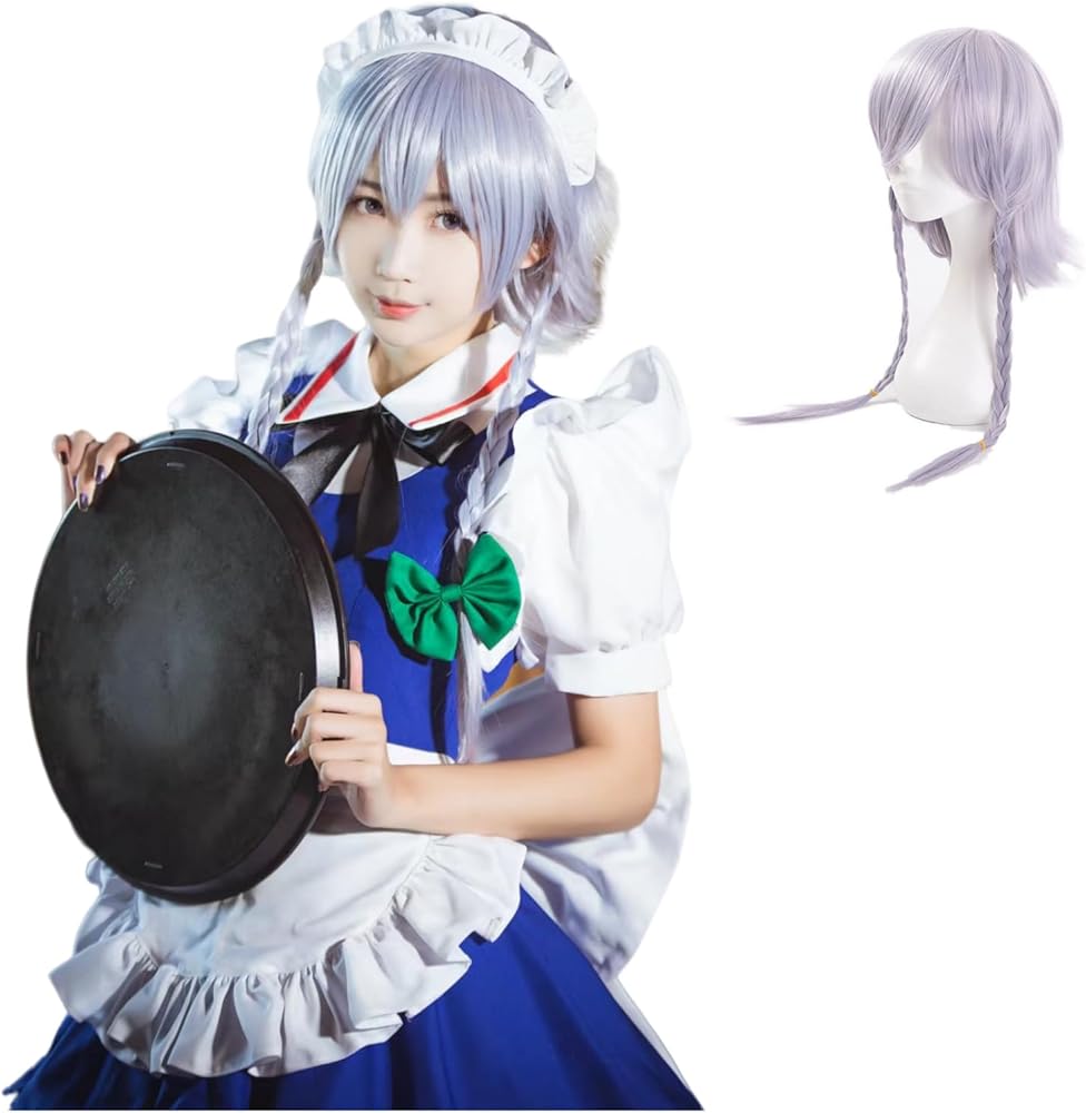 Amazon.co.jp: [COSSA] 十六夜咲夜 コスプレ ウィッグ付き 十六夜咲夜