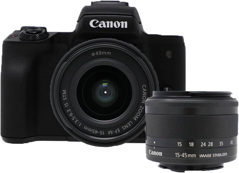 Buy Canon EOS M50 Mark II Mirrorless Digital Camera (Black) & 15