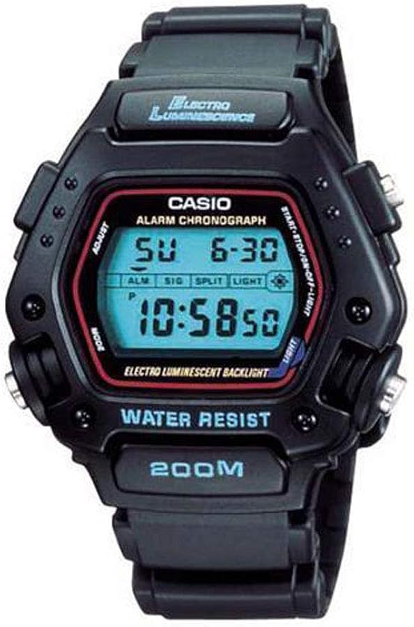 Amazon.co.jp: Casio Mens Multi Function Digital Black Resin Strap