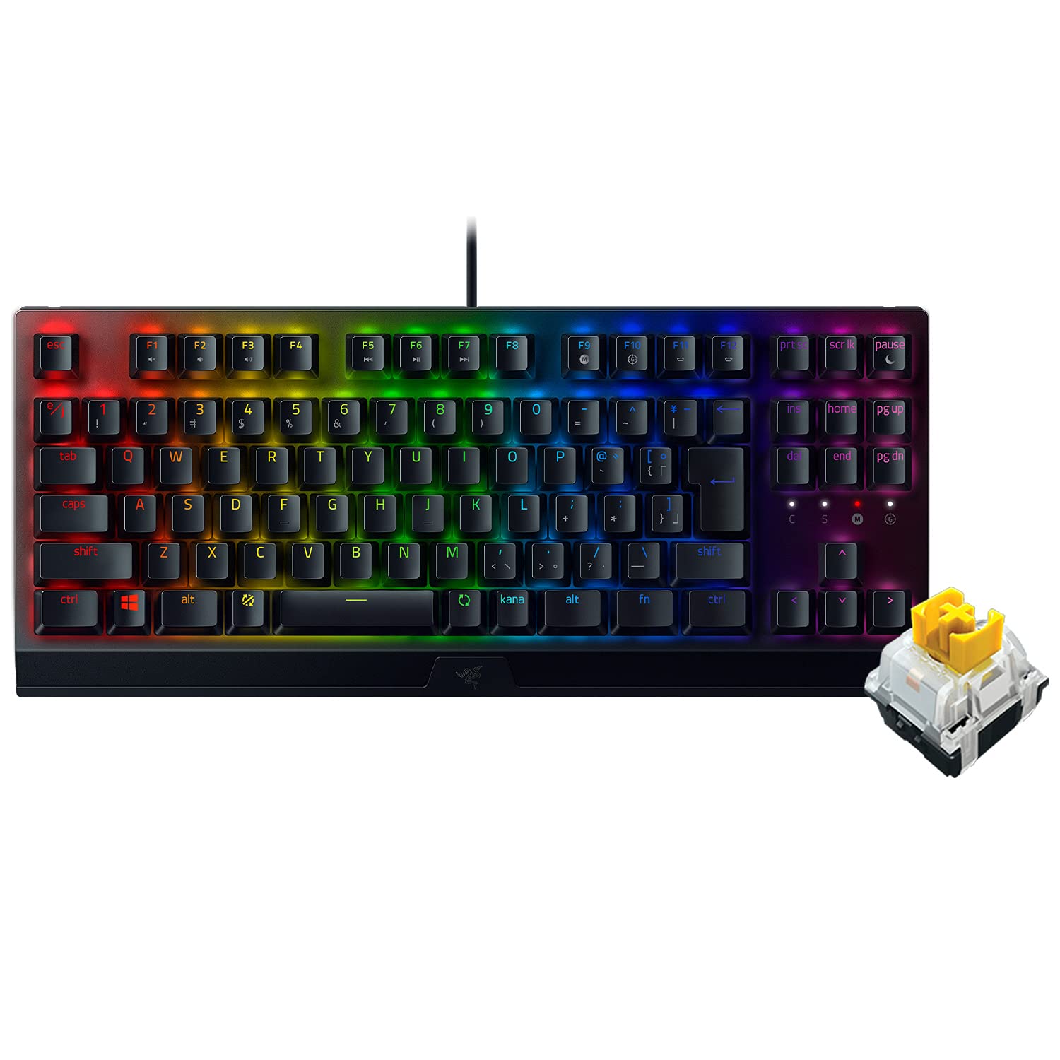 Amazon.co.jp: Razer ゲーミングキーボード テンキーレス メカニカル