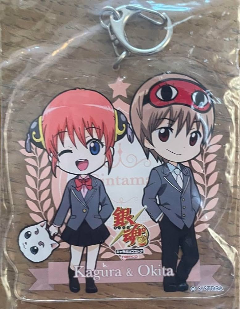 銀魂 アニマックスカフェ スイパラ アクリルスタンド 沖田総悟 神楽