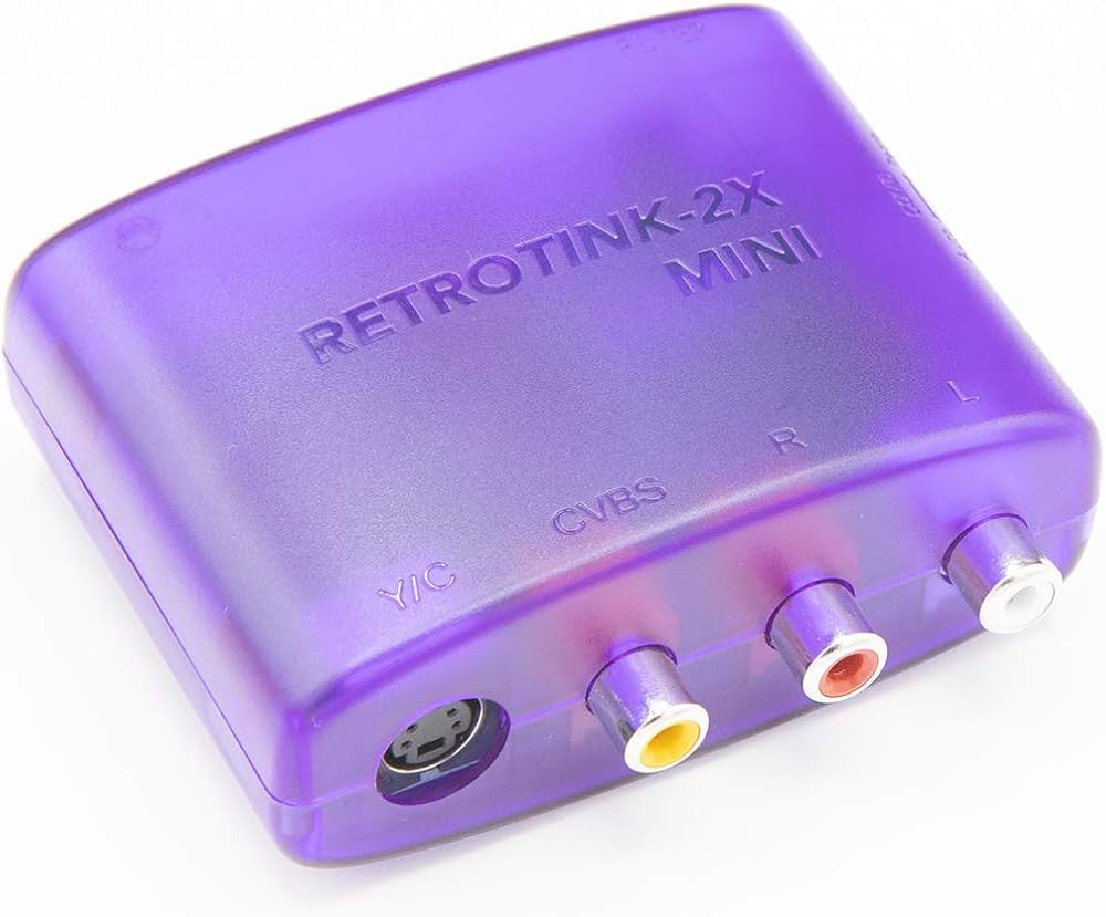 RetroTINK 2X Mini (Purple) with N64/SNES S-Video Cable: Buy Online