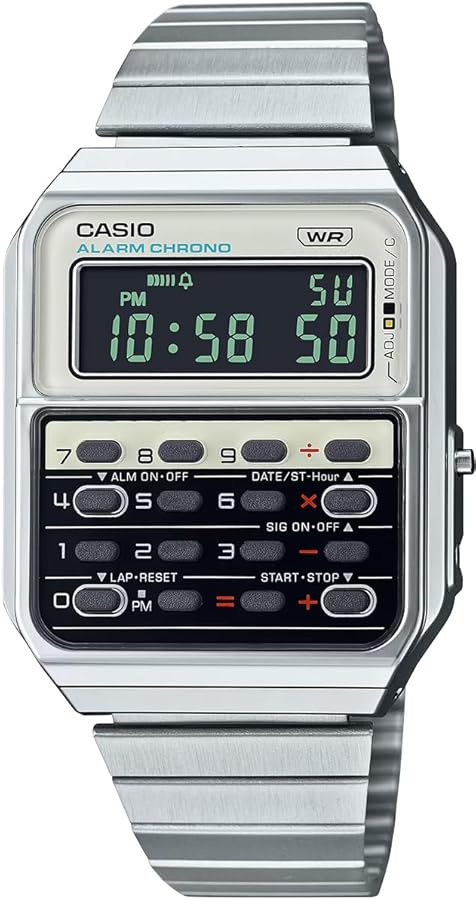 Amazon.co.jp: [カシオ] CASIO ヴィンテージシリーズ 8桁計算機能付き