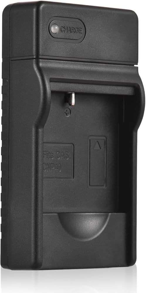 Amazon | NP-40 バッテリー充電器 LED インジケーター Type-C ポート