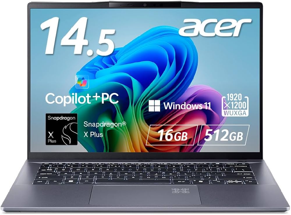 Amazon.co.jp: Acer Notebook Swift Go 14 AI Snapdragon X Plus 16GB