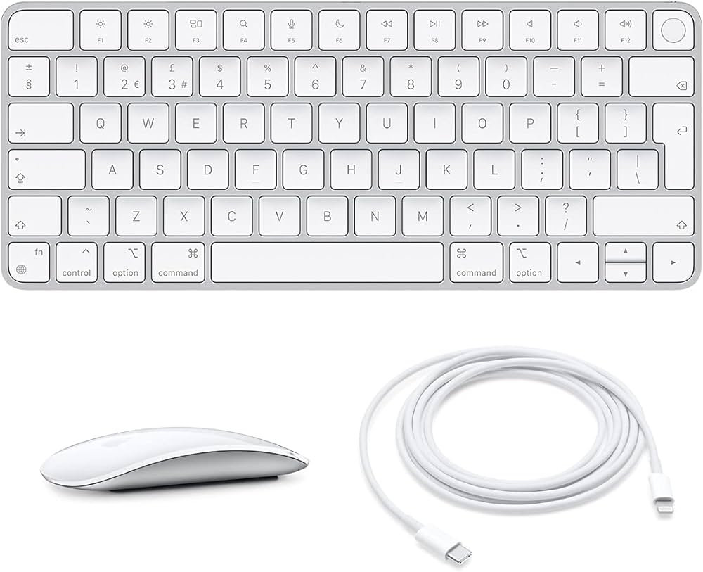 Apple Magic Keyboard and Mouse with Touch ID - British English