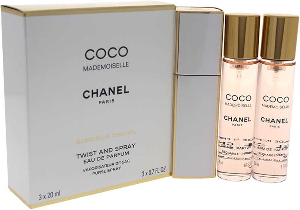Coco Mademoiselle Twist & Spray Eau De Parfum - 3x20ml/0.7oz