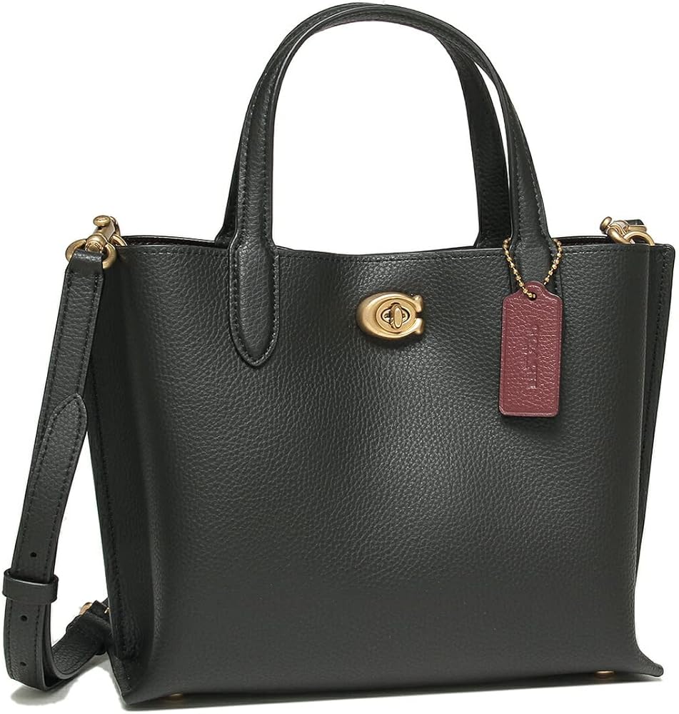 Amazon | [コーチ] トートバッグ ウィロウ ブラック レディース C8869