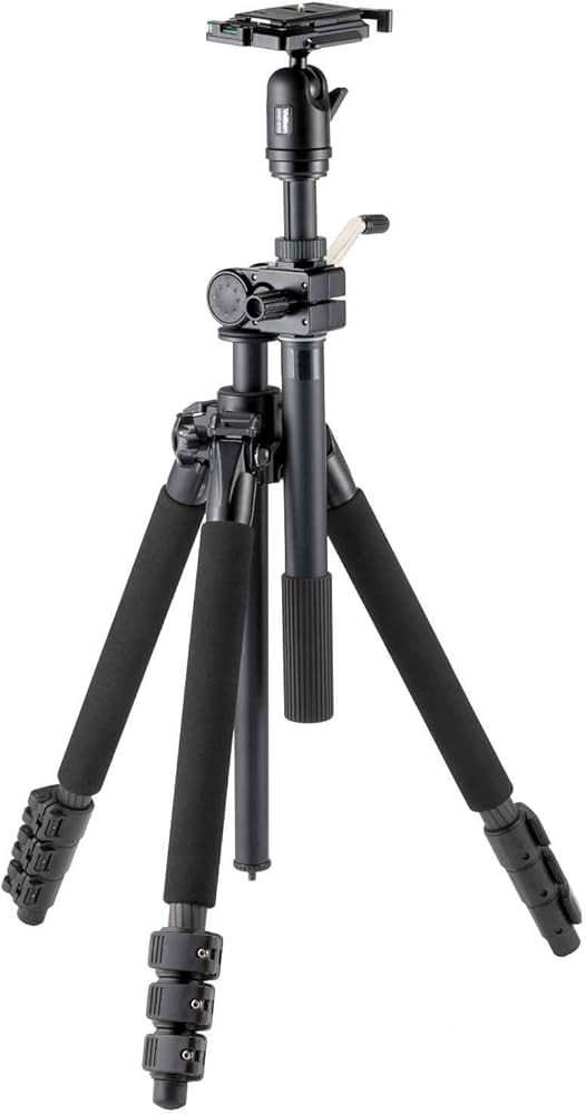 Amazon | Velbon カーボン三脚 VS-5400Q 4段 レバーロック 脚径25mm