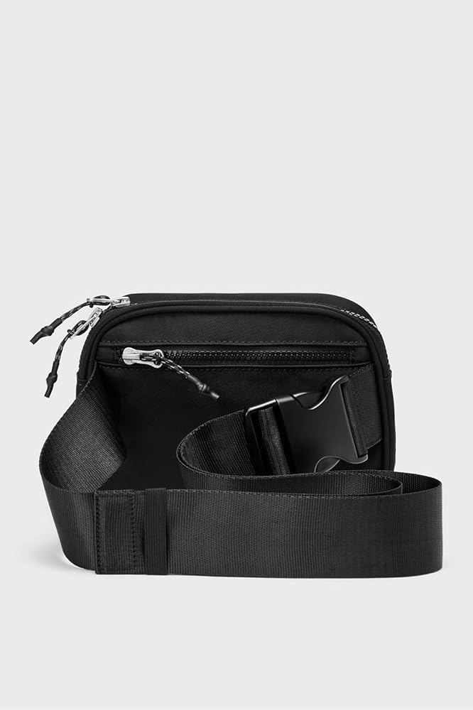 Amazon.com | Fabletics The Belt Bag, Quick Dry, Zip Pockets, Black