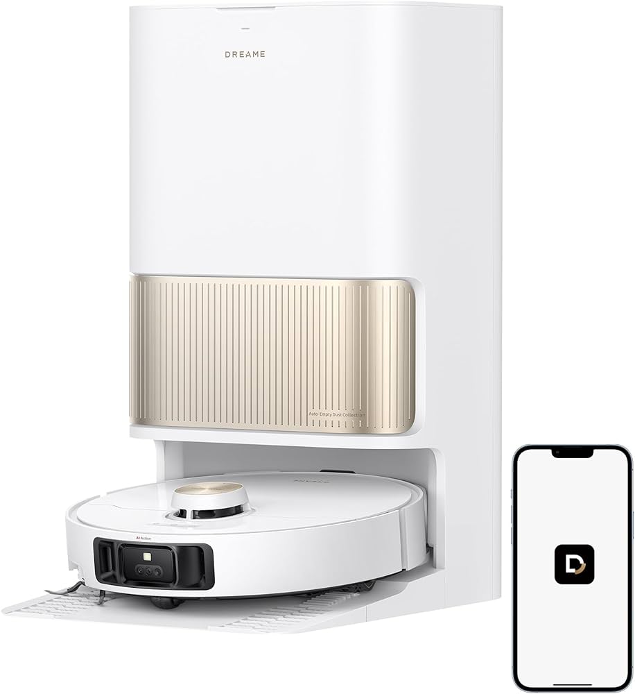 Dreame L40s Pro Ultra Robot Vacuum and Mop Combo White, 19,000Pa