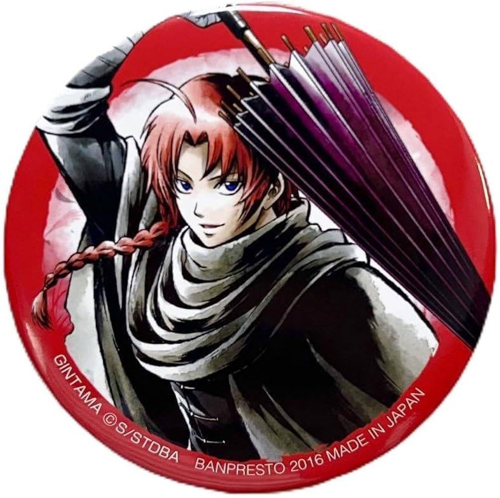 Amazon.co.jp: 銀魂 神威 一番カフェ 宇宙一かっこいい男達 缶バッジ