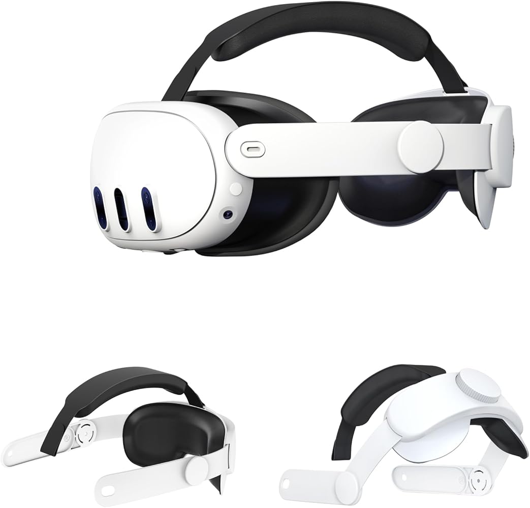 Amazon | YipuVR for Q3/3Sヘッドセット用ヘッドストラップ 調節可能な