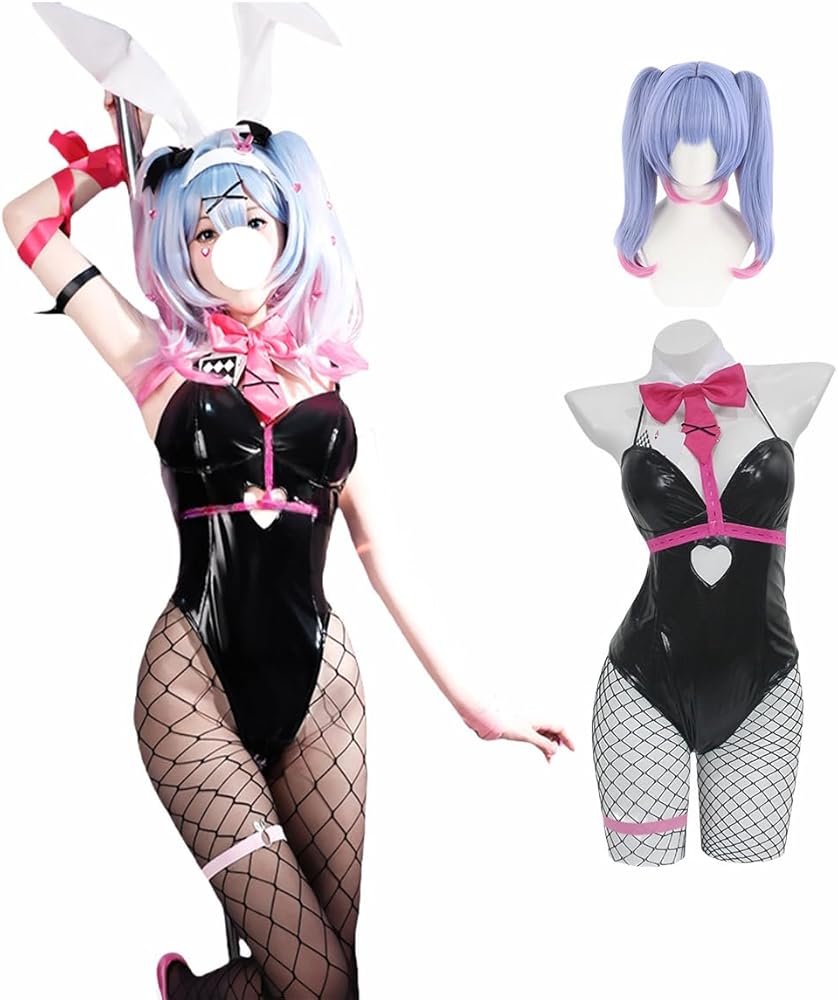 Amazon.co.jp: 初音MIKU コスプレ衣装 ラビットホール ウィッグ付き