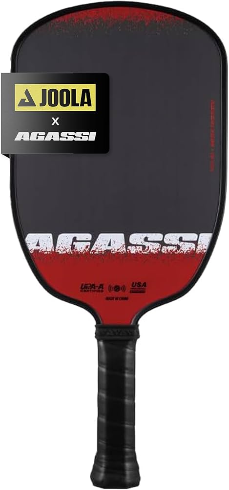 Amazon.co.jp: JOOLA Agassi Edge 16mm ピックルボールパドル