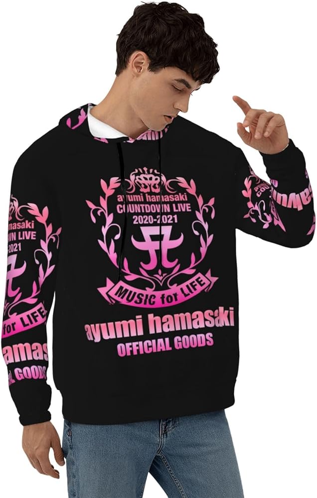 Amazon.co.jp: [Fasedate] 浜崎あゆみ5 (2) パーカー 個性 長袖 上着