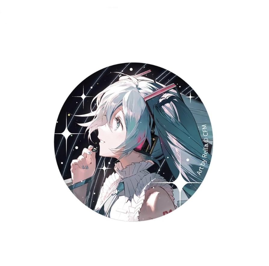 希少 レア 初音ミク supercell こっち向いてBaby 缶バッジ 初音ミク