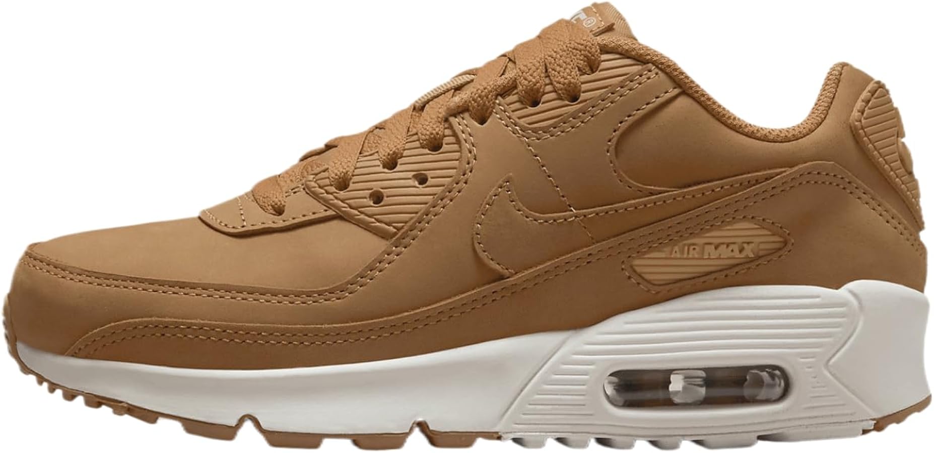 Amazon.com | Nike Air Max 90 Big Kids' Shoes (HF6358-200, Flax