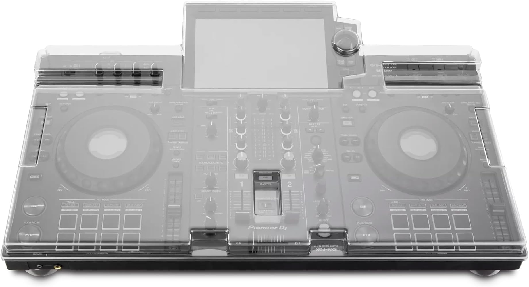 Decksaver Pioneer DJ XDJ-RX3 Cover, Smoked/Clear Transparency (DS