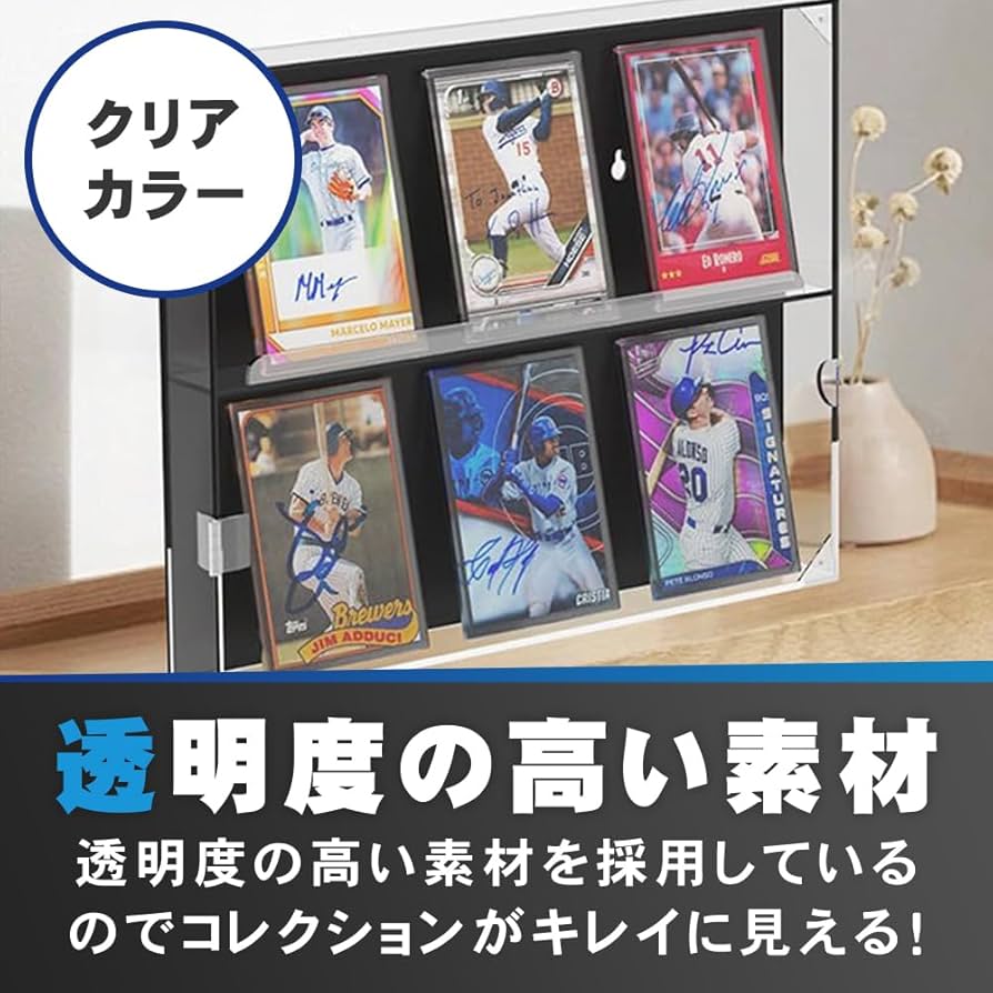 Amazon.co.jp: Maruonトレカディスプレイ カード ショーケース 2段 UV