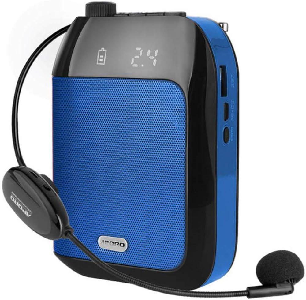 Amazon | ポータブル拡声器 無線拡声器 2.4G技術内蔵 ハンズフリー