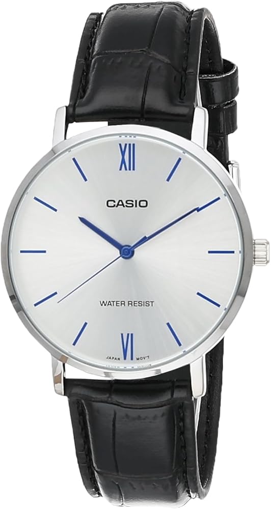 Amazon.com: Casio MTP-VT01L-7B1 Men's Minimalistic Silver Dial