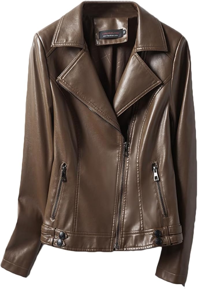 Amazon | [NBLL] レザージャケット レディース ジャケット ラム レザー