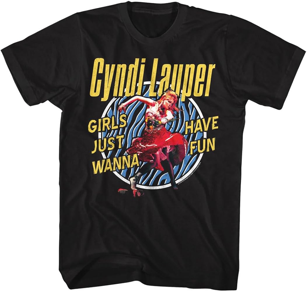 Amazon.com: Cyndi Lauper Girls Just Wanna Have Fun Adult Short