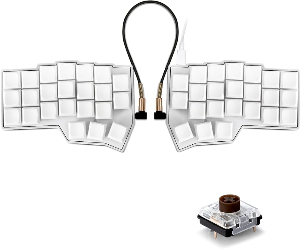 Amazon | Corne V4 矮軸 メカニカル キーボード 自作キット | 40% 分割