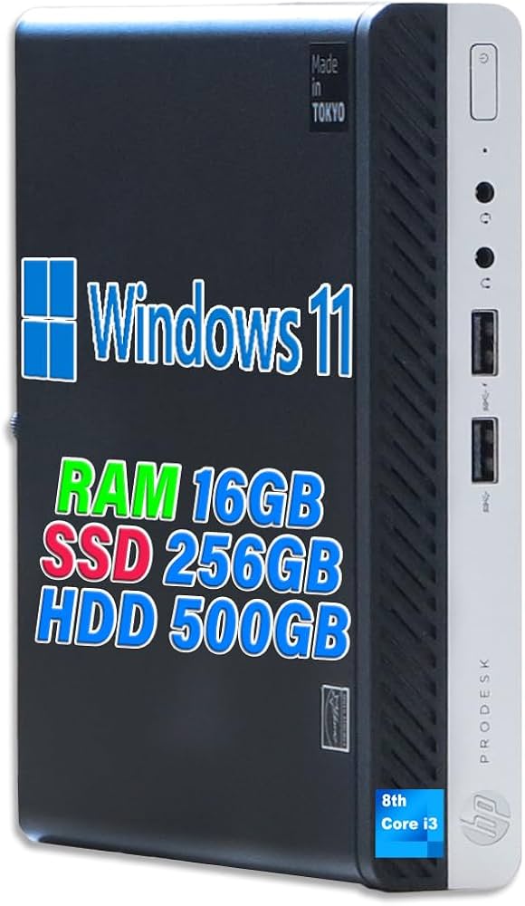 Amazon.co.jp: デスクトップパソコン HP Prodesk 400G4 Micro