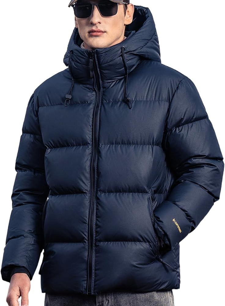 ZVX Duck Down Jackets For Men,Mens Puffer Jacket For Cold
