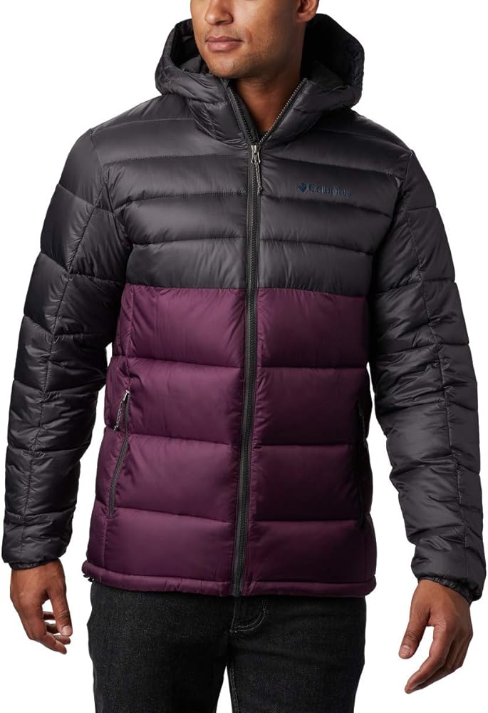 Columbia Men's Buck Butte Insulated Hooded Jacket, Black Cherry