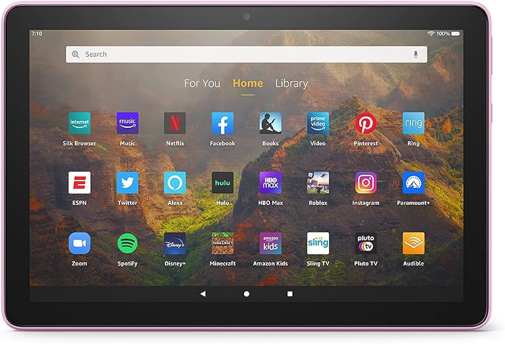 2021 Lavender Fire HD 10 Tablet, 1080p Display & 64 GB | Amazon