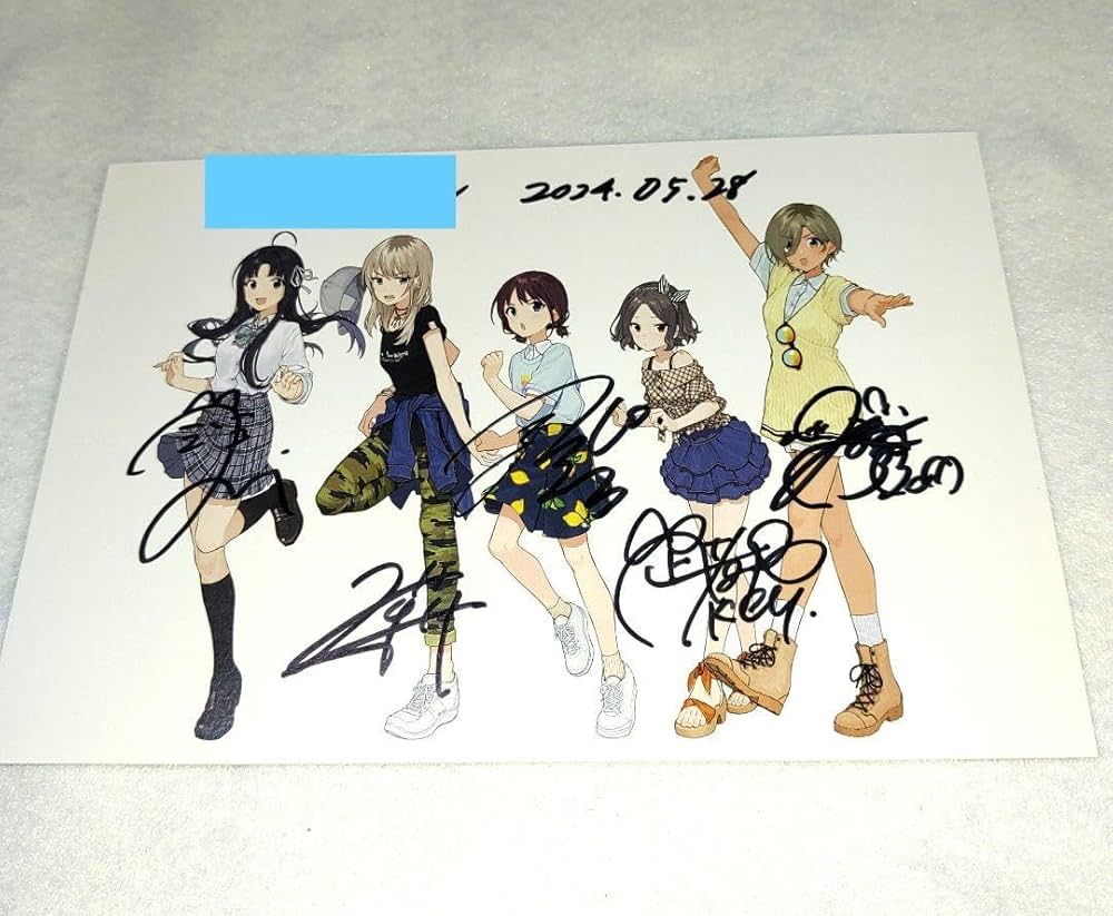 Amazon.co.jp: ガールズバンドクライ 直筆サイン入りカード(ポスト