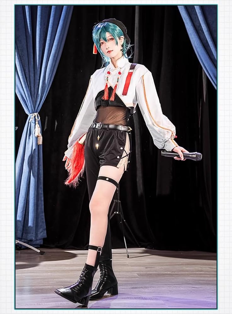 Amazon.co.jp: [QMIQMI] にじさんじ 緑仙 コスプレ ハロウィン VTuber