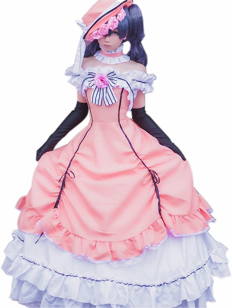 Amazon.co.jp: 黒執事 シエル・ファントムハイヴ コスプレ女装 シエル