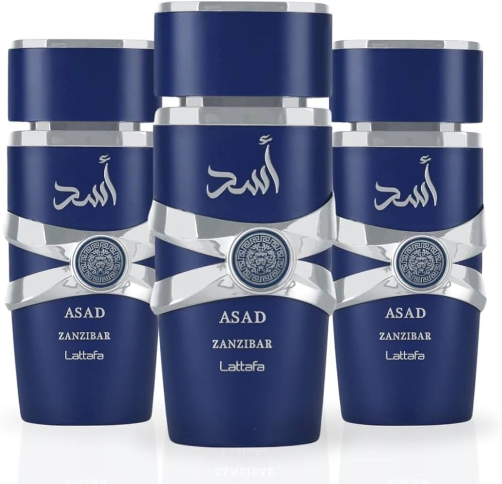 Amazon.com : Lattafa Asad Zanzibar EDP Spray 100ML (3.4 OZ) Long
