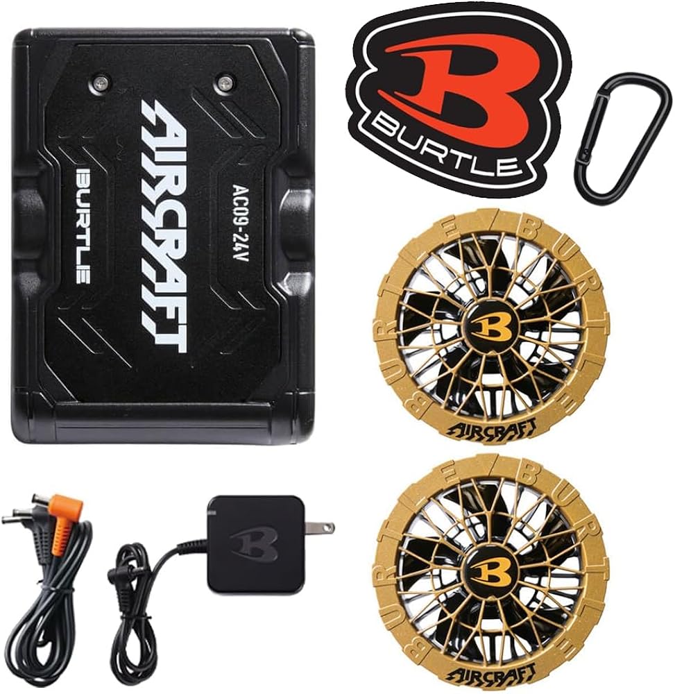 Amazon.co.jp: BURTLE AC09-1 AC09-2 Fan Battery, Includes Original