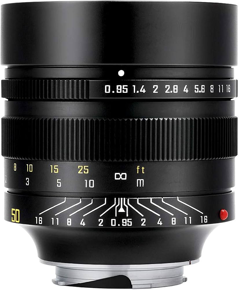 Amazon.co.jp: 中一光学 SPEEDMASTER 50mm F0.95 ライカM用 ブラック