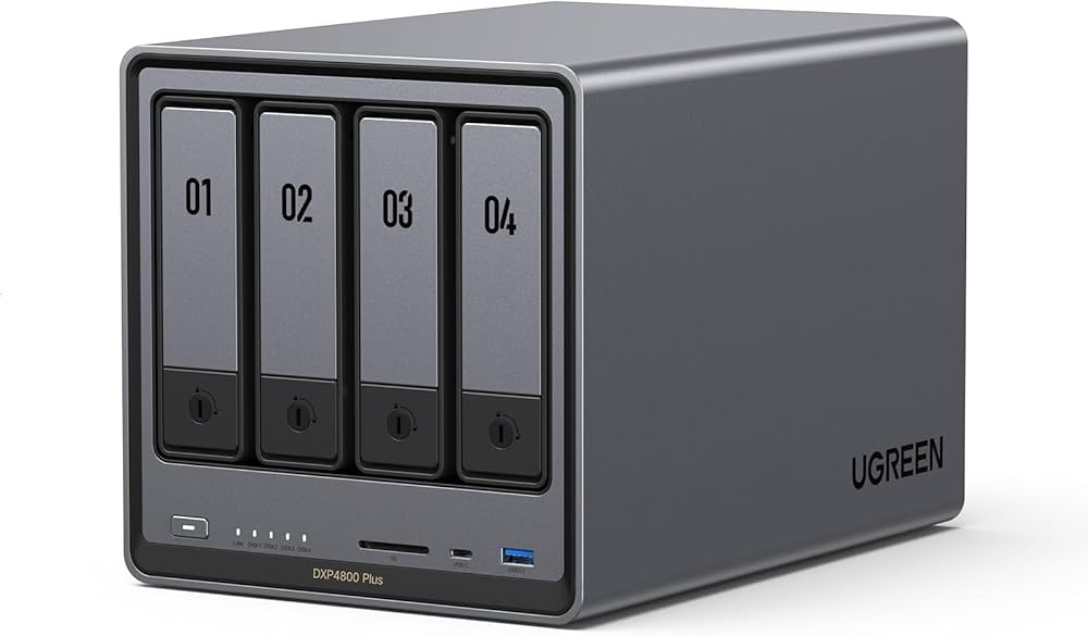 Amazon.co.jp: UGREEN NASync DXP4800 Plus 4-Bay Desktop NAS : Computers