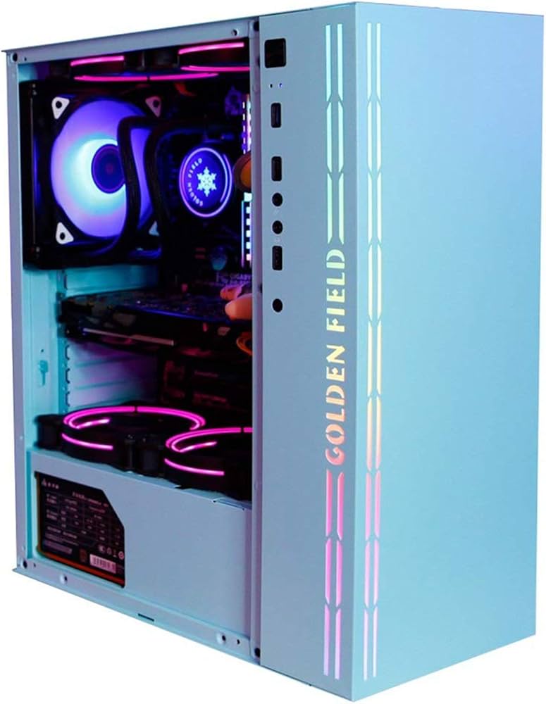 Amazon.co.jp: ZXFF コンピューターゲームケース、ミッドタワー ATX/M